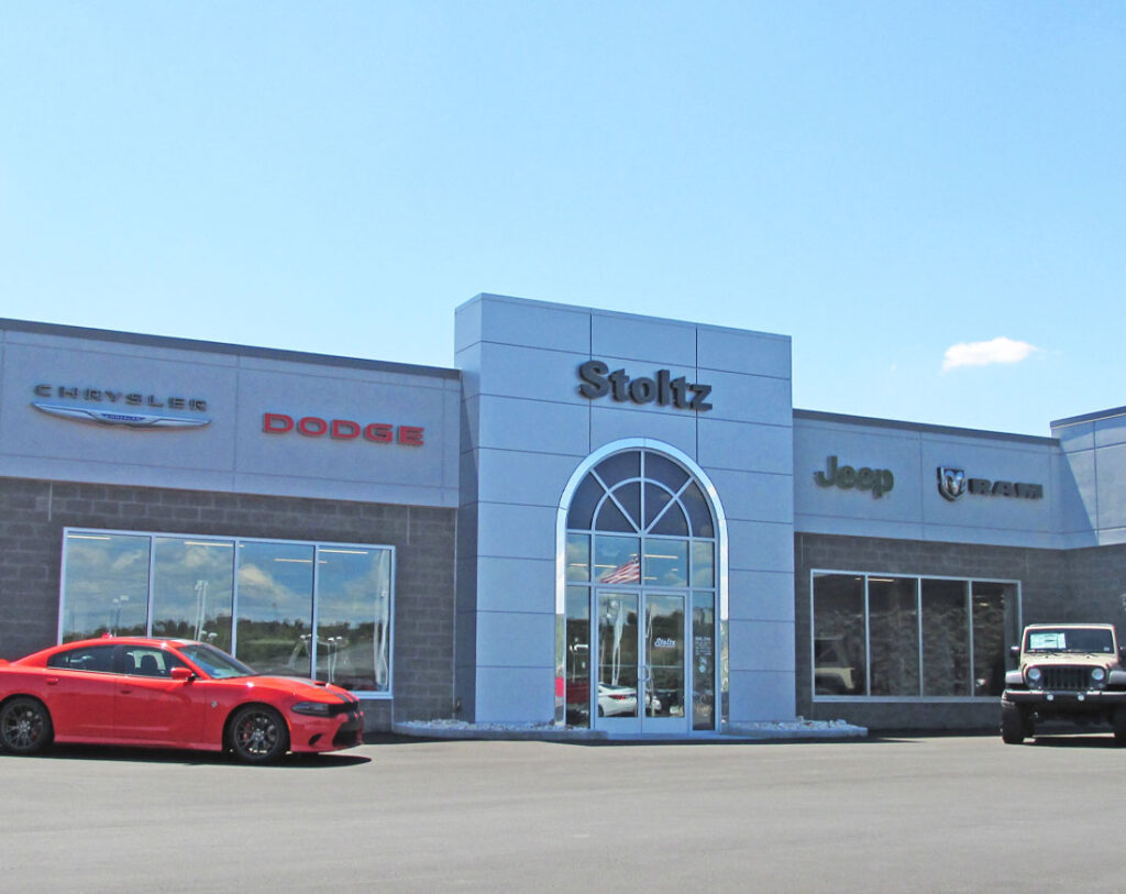 Stoltz Car Dealership Exterior