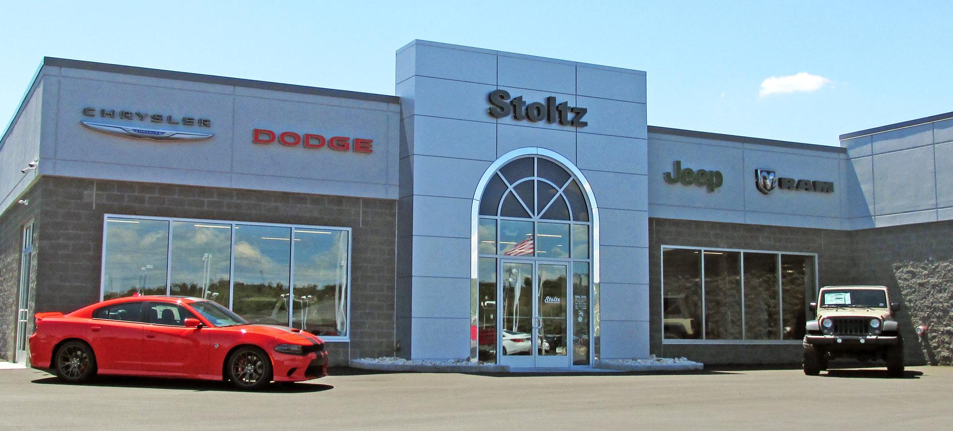 Stoltz Car Dealership Exterior